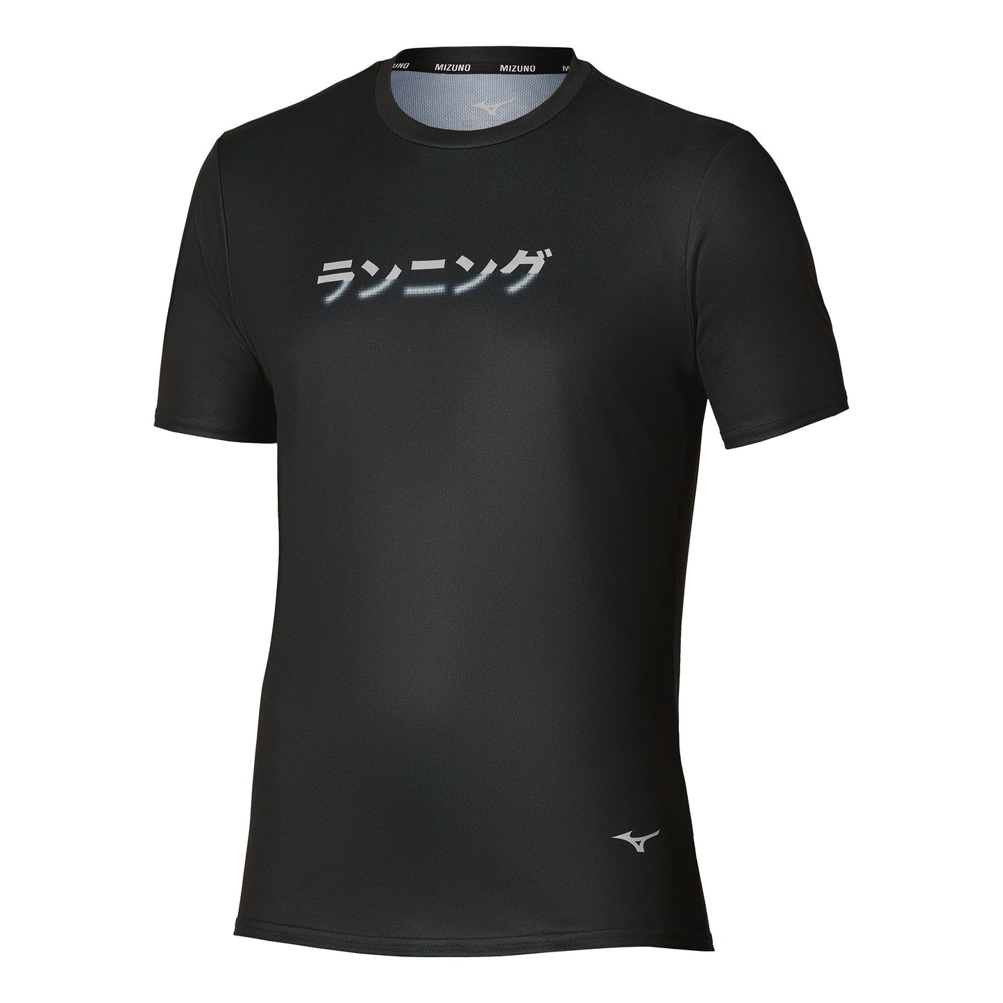 Mizuno Core Graphic Hardloopshirt Heren - zwart