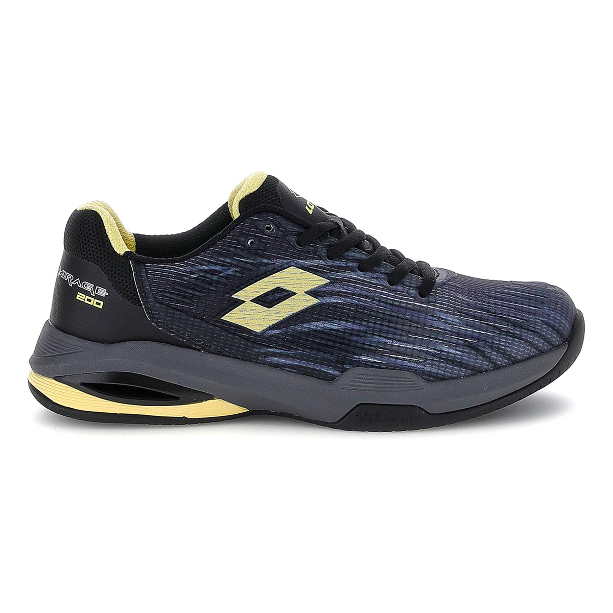 Lotto Mirage 200 III PRT SPD Chaussures toutes surfaces Hommes - noir, jaune