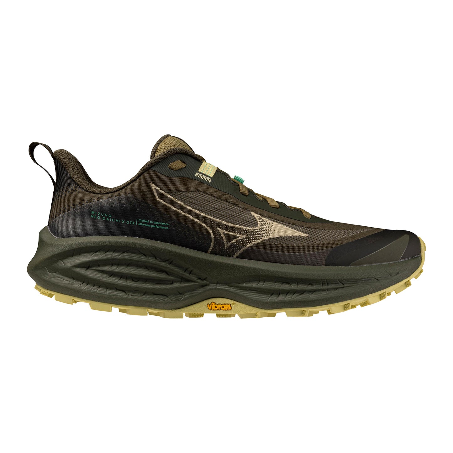 Mizuno Neo Daichi 10 GTX Chaussure trail Femmes - vert olive, kaki
