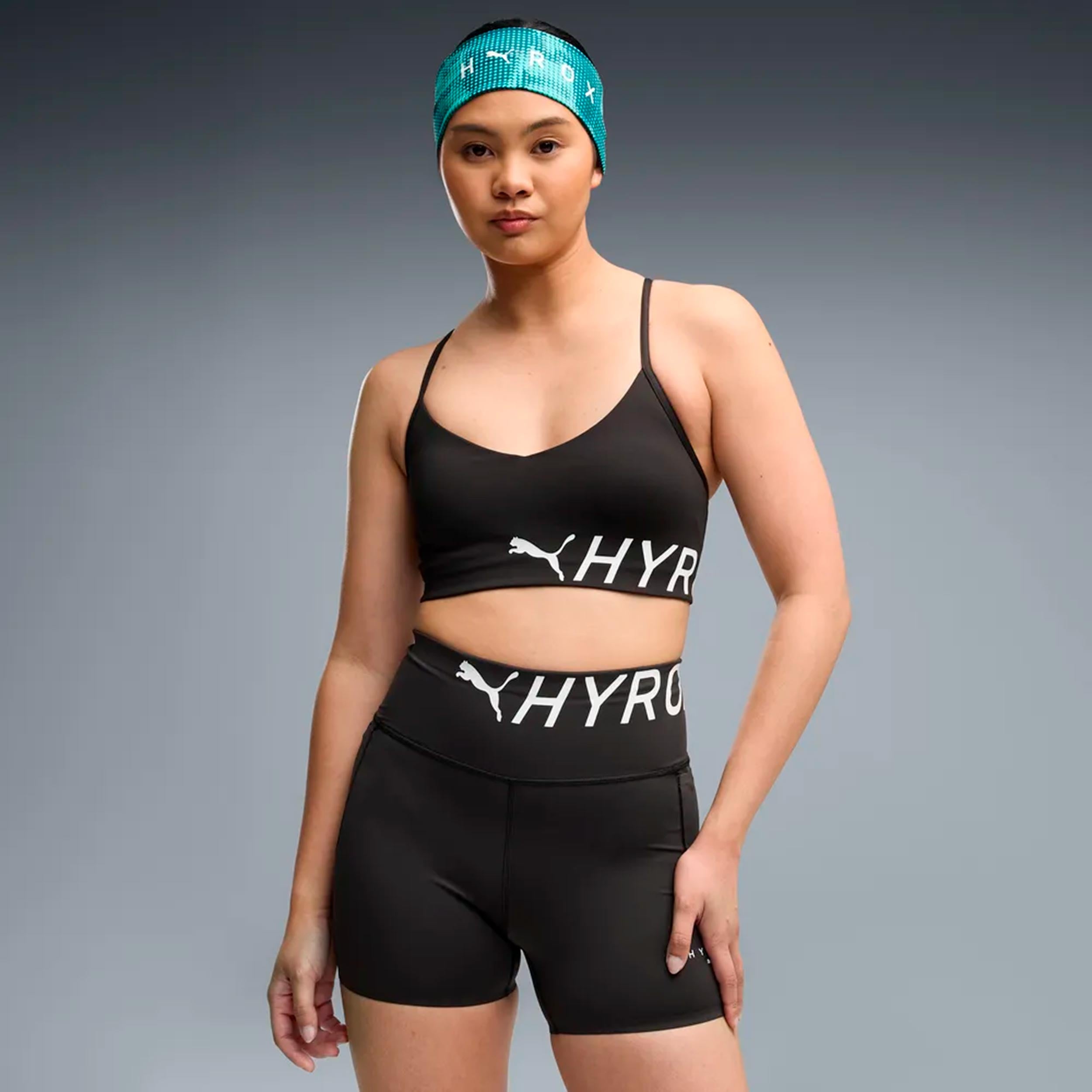 Puma HYROX Strappy PWRMODE  Sport-bh Dames - zwart