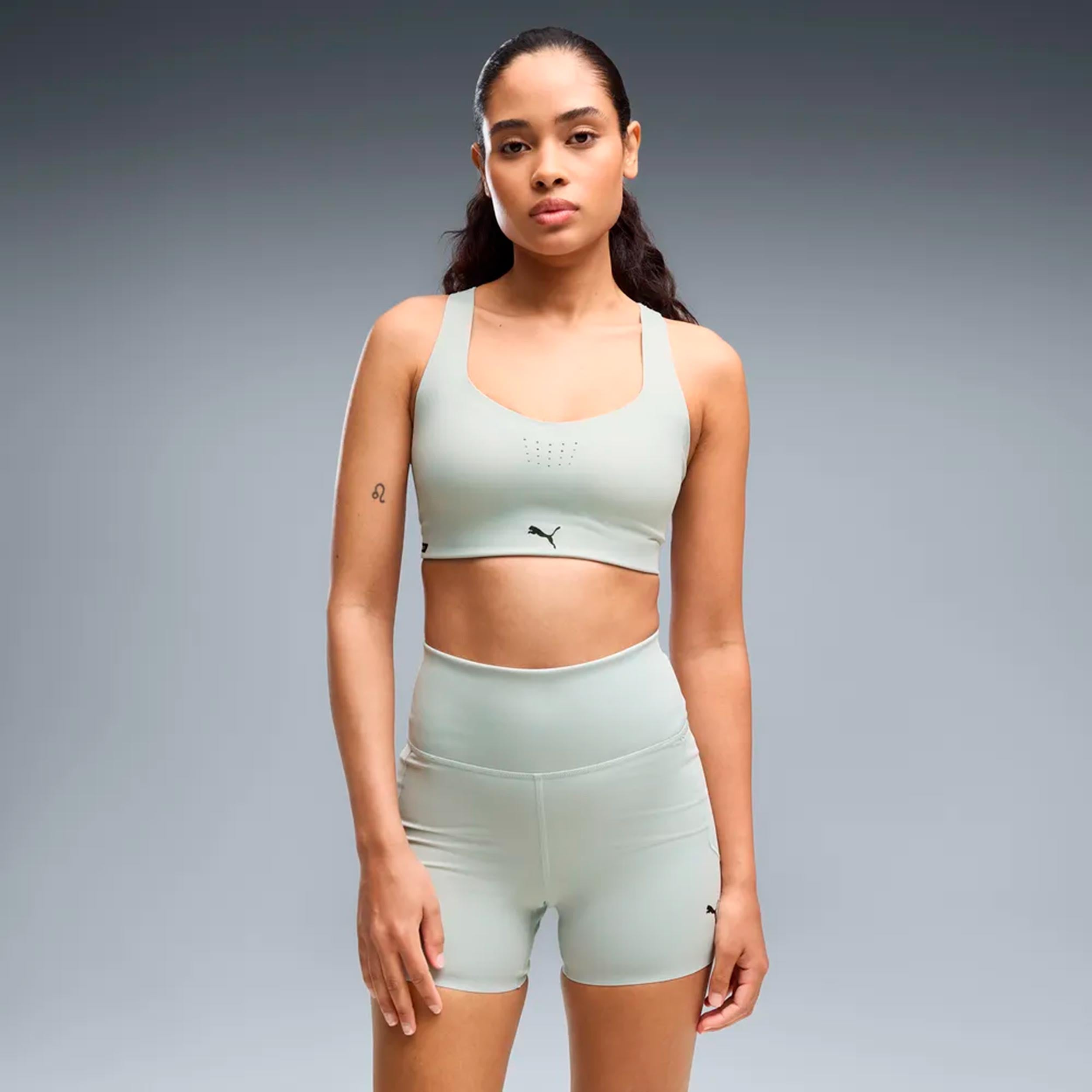 Puma PWRMODE  Sport-bh Dames - lichtgroen