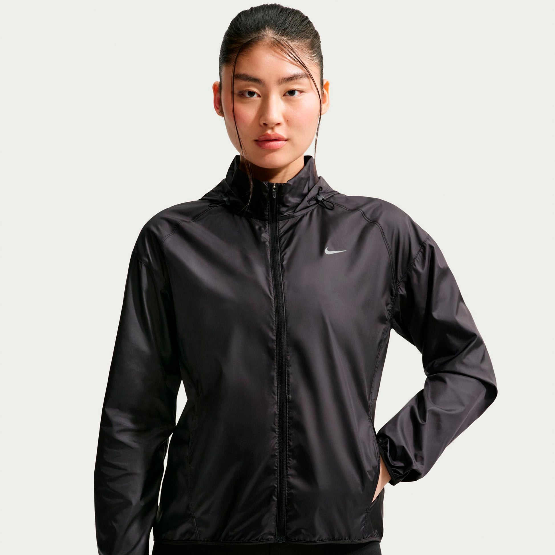 Nike Tempo  Hardloopjas Dames - zwart, zilver
