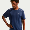 Miler  Maillot de course Hommes - bleu foncé, argent