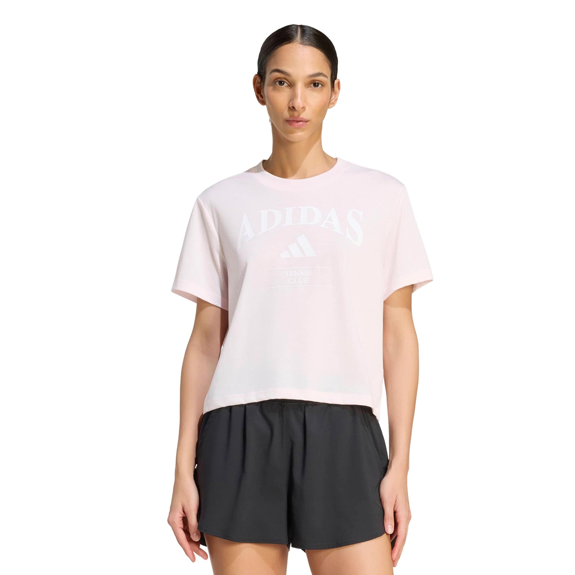 adidas Graphic T-shirt Dames - oud roze
