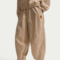 Mid-Rise Oversized Trainingsbroek Dames - beige
