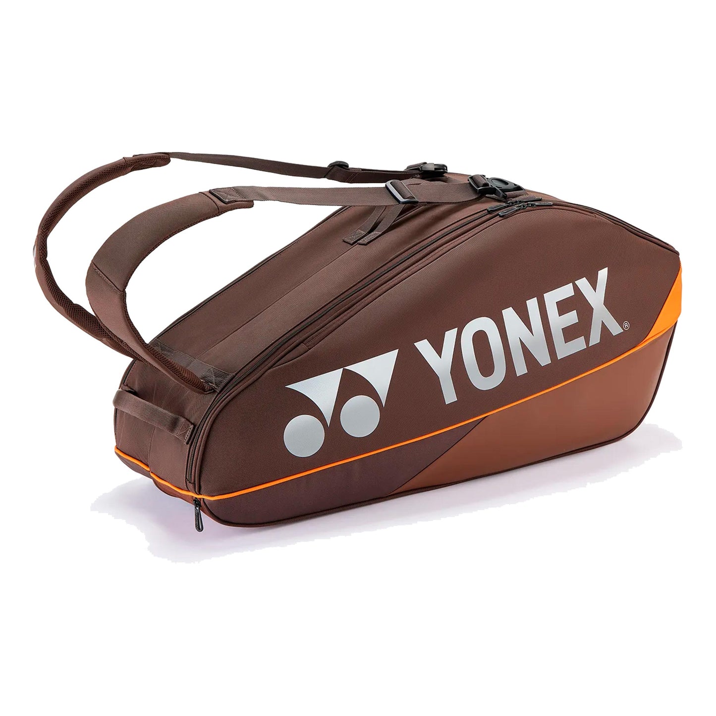 Yonex Pro Racquet Bag Espresso Brown Housse de raquette Lot de 6 - marron, orange