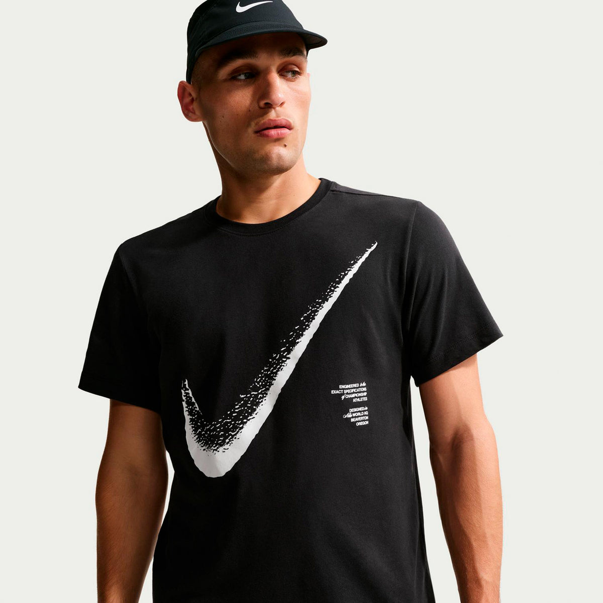 Nike Dri-Fit STD T-shirt Hommes - noir, blanc