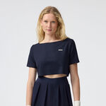 334 Kleding DSSLR Top Layer T-shirt Dames-Donkerblauw