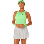 ASICS Tenniskleding ASICS Match Jacquard Crop  Tanktop Dames-limoen