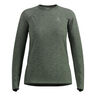 Essential Seamless Crew Neck Longsleeve Dames-olijf