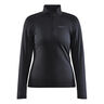 Core Gain Midlayer Hardloopshirt Dames-Zwart