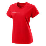 Wilson Wilson Team II Tech T-shirt Dames-Rood