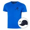 T-shirt & Cap Heren - blauw, donkerblauw