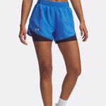 Under Armour Kleding Under Armour Fly By 2in1 Hardloopshorts Dames-Blauw,Donkerblauw