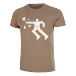 BIDI BADU Kleding BIDI BADU Paris 2025 Chill T-shirt Heren-Bruin,Beige