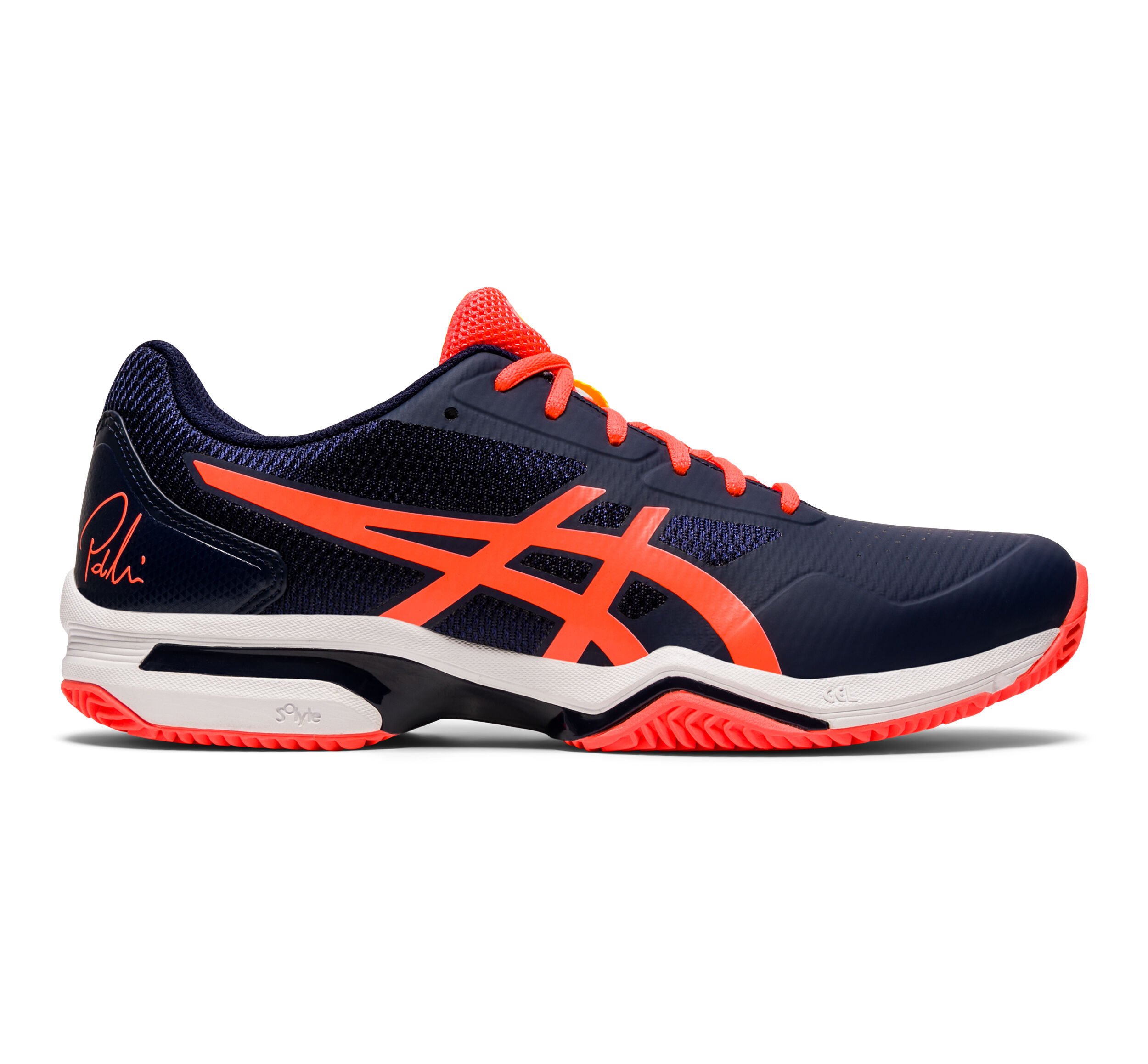 ASICS Gel-Lima Padel 2 Padel Schoen Heren Donkerblauw, Oranje | Tennis-Point