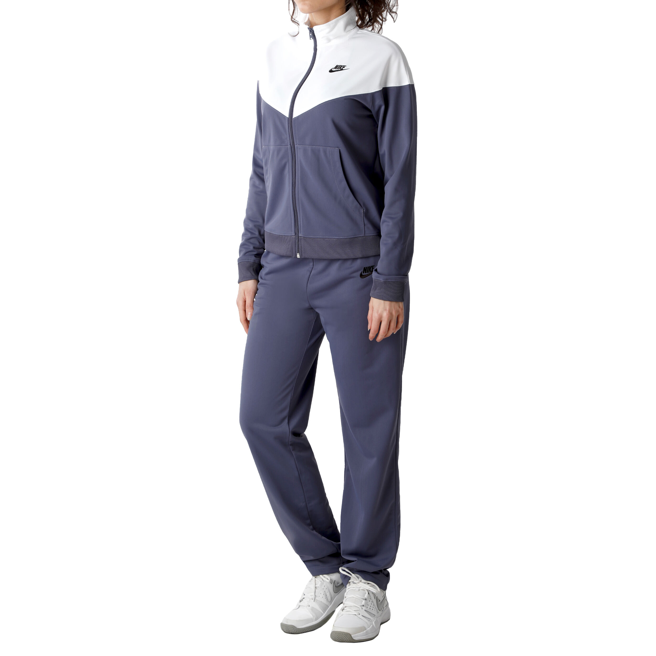 Buy Nike Sportswear Trainingspak Dames Blauw Wit online Tennis Point BE
