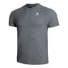 Crew Neck Essential Seamless Hardloopshirt Heren-Grijs