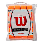 Wilson Overgrips Wilson Burn Pro Overgrip Verpakking 12 Stuks-Oranje