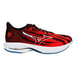 Mizuno Hardloopschoenen Mizuno Wave Rider 28 Neutrale Schoen Heren-Rood,Wit