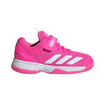 adidas Tennisschoenen adidas Courtflash CF Gravelschoen Kinderen-pink, wit