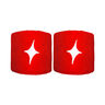 Zweetband Verpakking 2 stuks Unisex - rood, wit