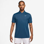 Nike Tenniskleding Nike Dri-Fit Victory Court Solid Polo Heren - petrolblauw, wit