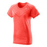 Power Seamless T-shirt Dames-Koraal