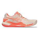 ASICS Tennisschoenen ASICS Gel-Resolution 9 Gravelschoen Dames - abrikoos, koraal