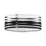 Nike Flex Classic Slim Haarband Verpakking 6 Stuks-Wit,Zwart