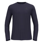 Odlo Kleding Odlo Zeroweight Chill-Tec Hardloopshirt Heren-donkerblauw