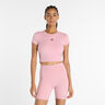 Harmony Fitted T-shirt Dames-Pink