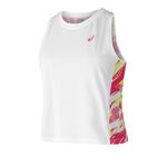 ASICS Kleding ASICS Color Injection Tanktop Dames-Wit,Pink