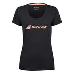 Babolat Kleding Babolat Exercise T-shirt Dames - zwart, 