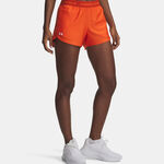 Under Armour Shorts Under Armour Tech Play Up Short voor tennisballen Dames-oranje
