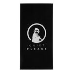 Quiet Please Handdoeken Quiet Please Performance 70x140cm Handdoek-Zwart