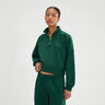 Carrera 1/4 Zip Longsleeve Dames - donkergroen, 