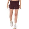 Road 3.5in Hardloopshorts Dames-donkerrood