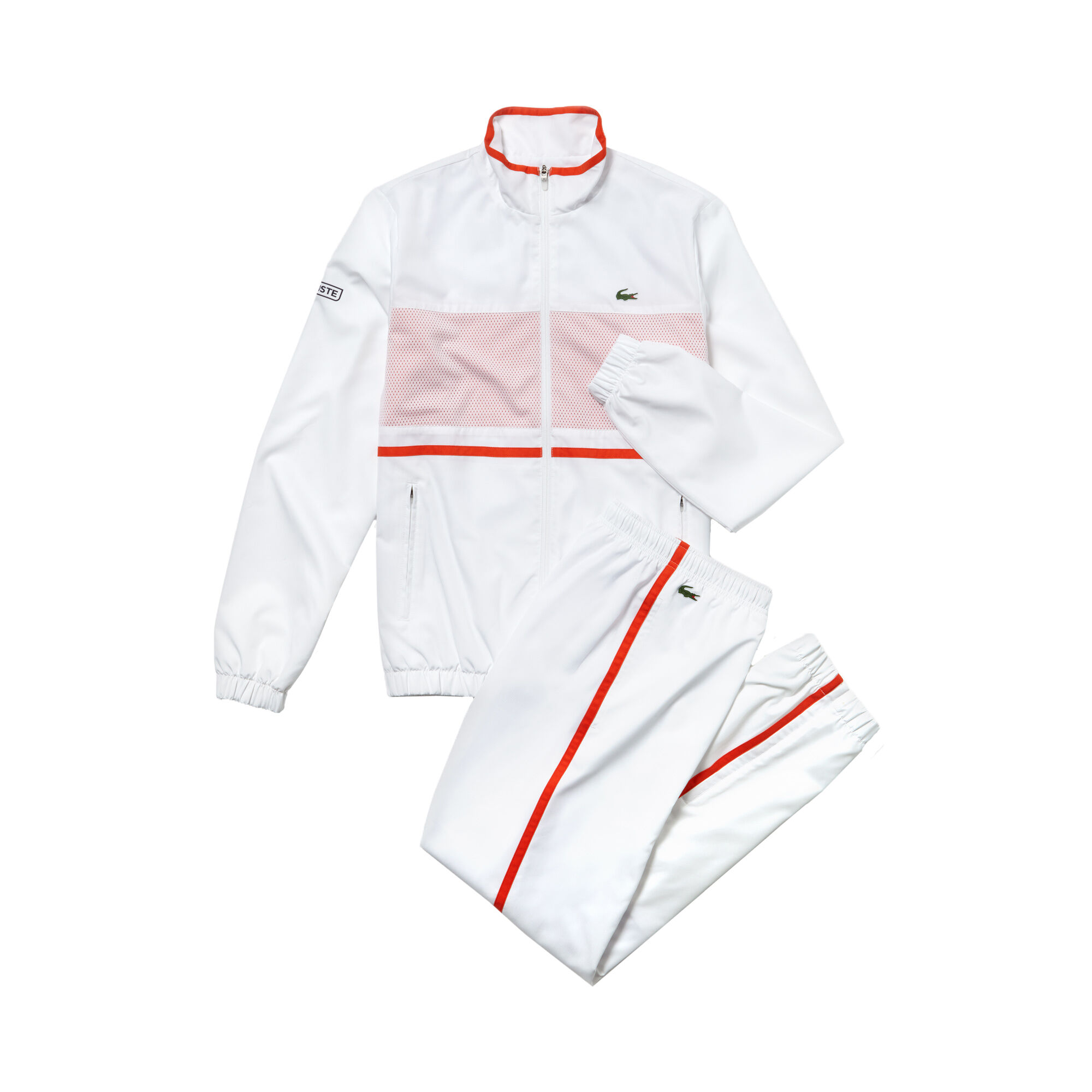 Lacoste trainingspak on sale wit
