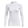 Coldgear Authentics Mockneck Longsleeve Dames-Wit