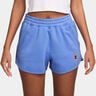Court Heritage Fleece Mid Rise Shorts Dames-Blauw