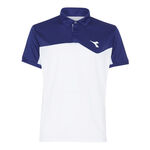 Diadora Kleding Diadora Court Polo Heren-Wit,Donkerblauw