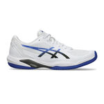 ASICS Tennisschoenen ASICS Solution Swift FF 2 Gravelschoen Heren-Wit,Donkerblauw