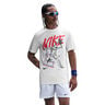 Court T-shirt Heren-Wit