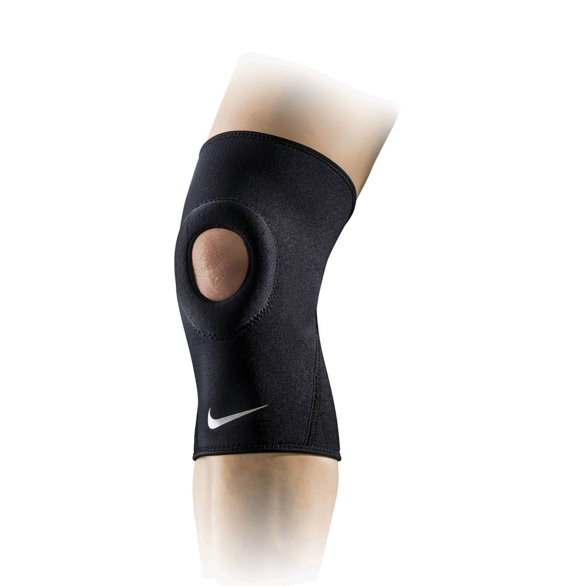 Faculteit Geheim Blootstellen Nike Pro Combat Open Patella 2.0 Kniebandage - Zwart, Wit online kopen |  Tennis-Point