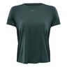 One Dri-Fit T-shirt Dames - groen, zwart