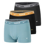 Nike Kleding Nike Everyday Cotton Stretch Boxershort Verpakking 3 Stuks Heren-Lichtblauw,Donkergrijs