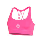 BIDI BADU Kleding BIDI BADU Letty Tech Strappy Sport-bh Dames - pink, wit