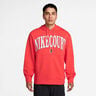 Court Dri-FIT Fleece High Rise Sweater Met Capuchon Heren-Rood