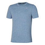 Mizuno Kleding Mizuno Core Impulse Hardloopshirt Heren - blaugrau, 